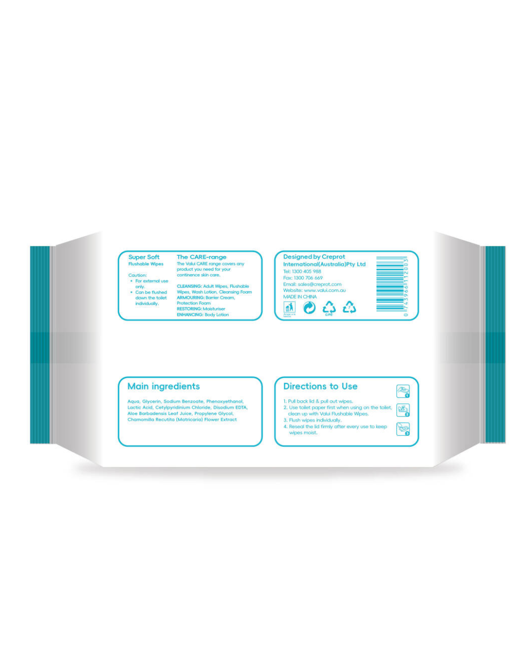 Valui Flushable Wipes - Image 2
